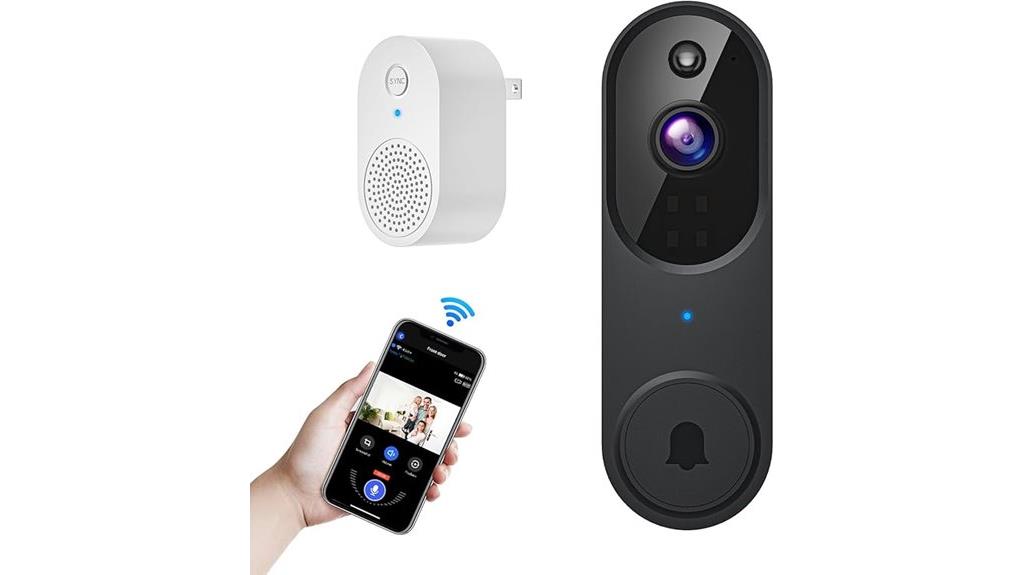 wireless video doorbell camera