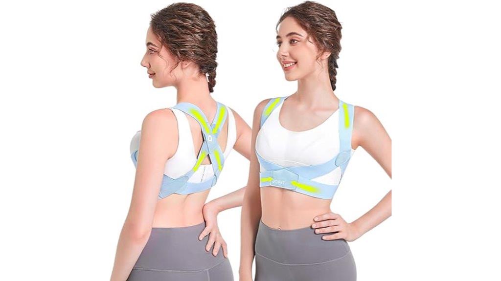 x shaped women s posture corrector