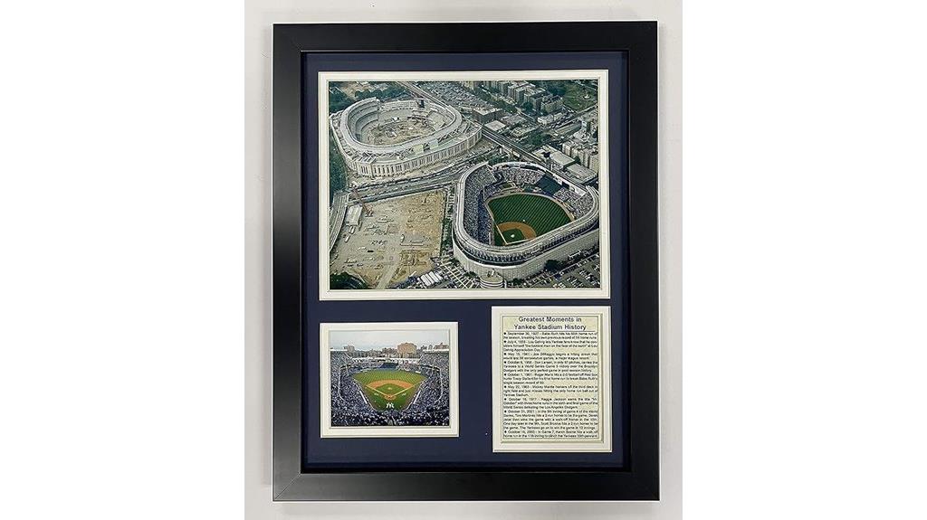 yankee stadium framed collage