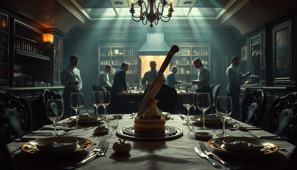 culinary-themed plot twists