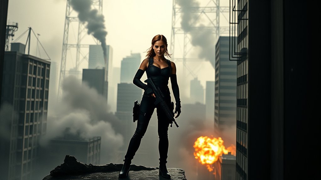 dystopian society faction based conflict