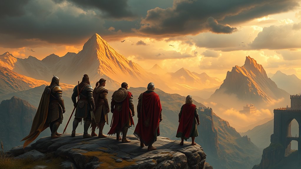 epic fantasy with intricate worldbuilding