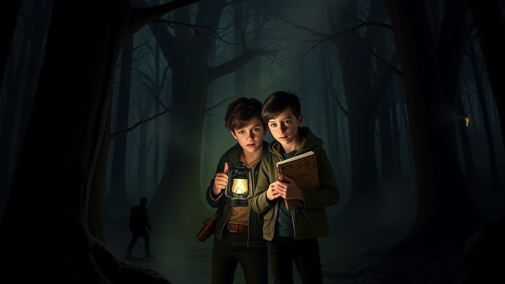 ghostly sleuths solving mysteries