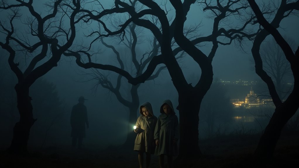 mysterious and ominous ambiance