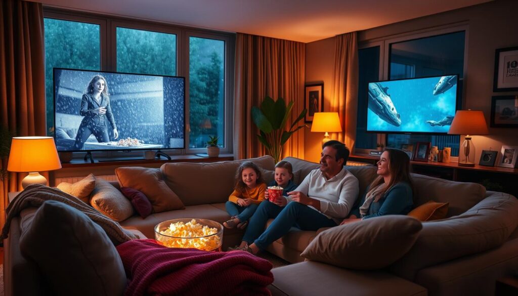 family movie night