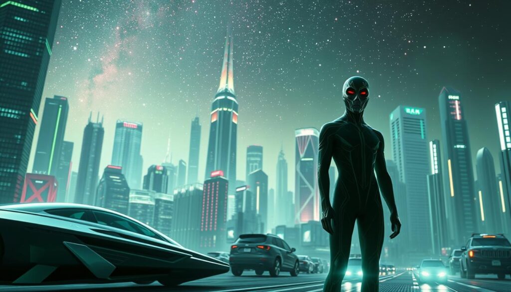 modern sci-fi films themes similar to The Matrix