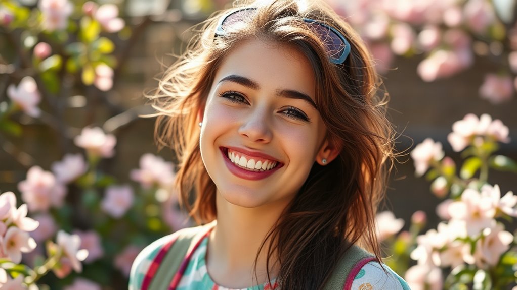 bright cheerful lively mood