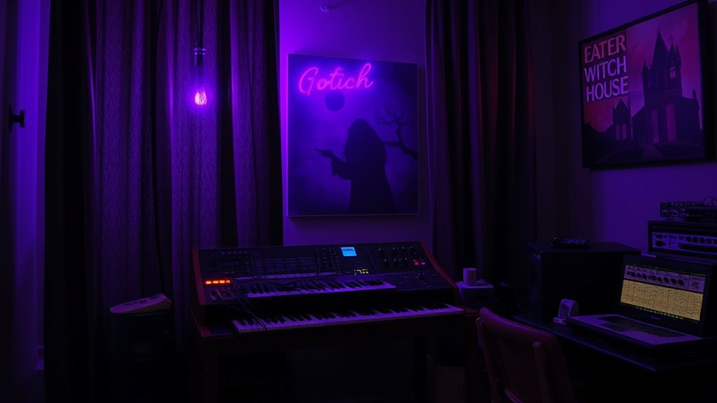 eerie mystical vintage ambiance