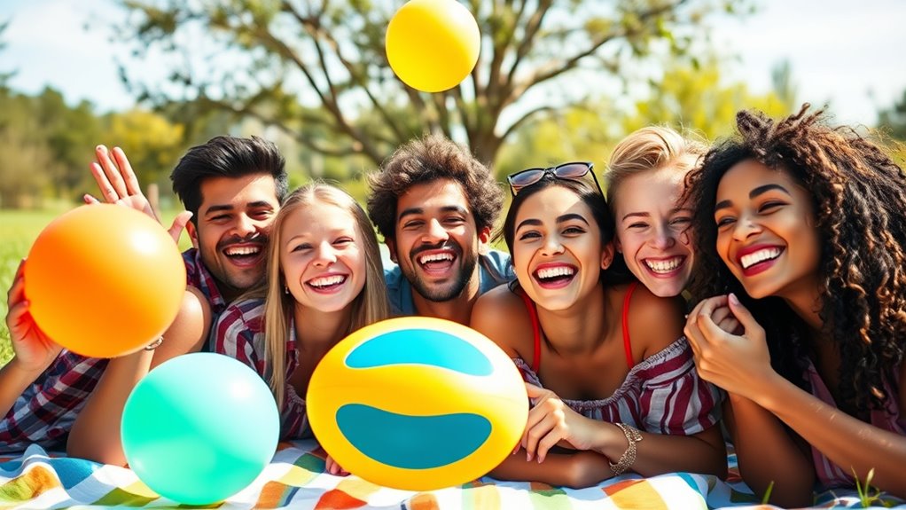 express joy with playfulness