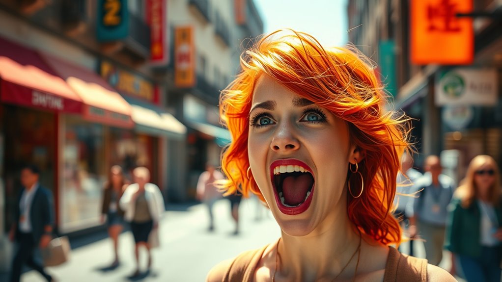 expressive shouting heightens scene intensity