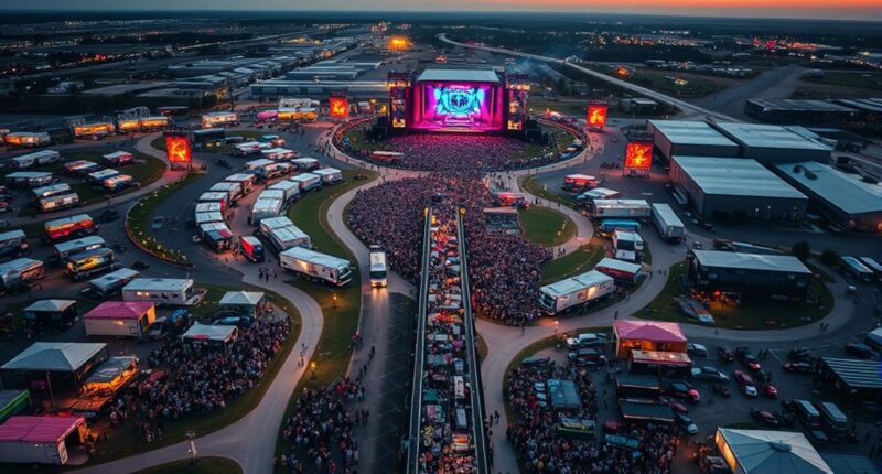 hidden festival logistics planning