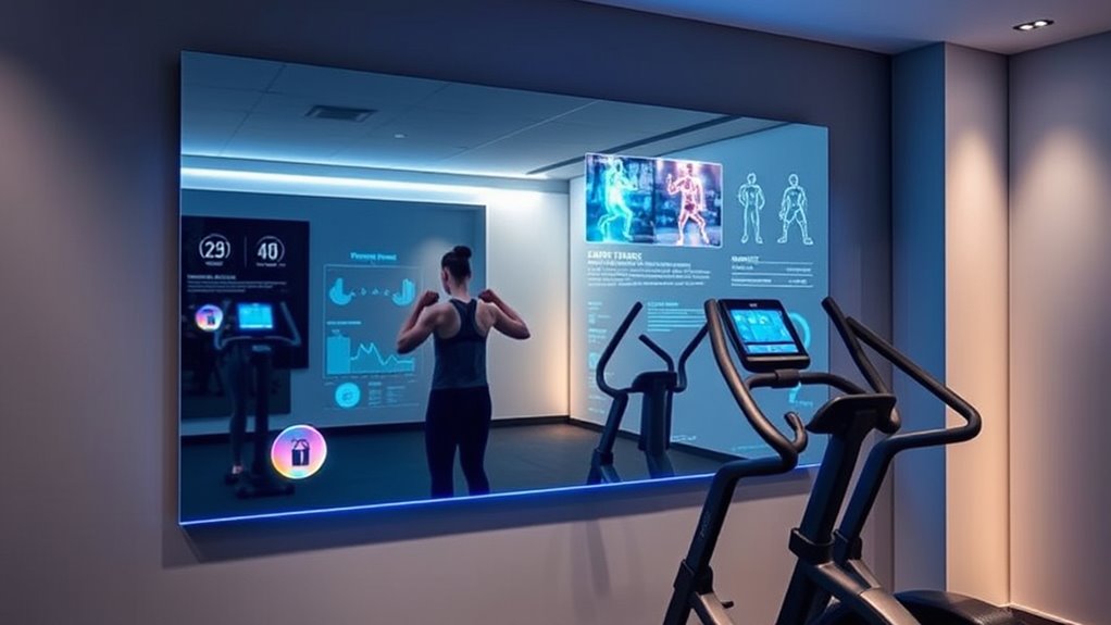 interactive immersive voice controlled workouts