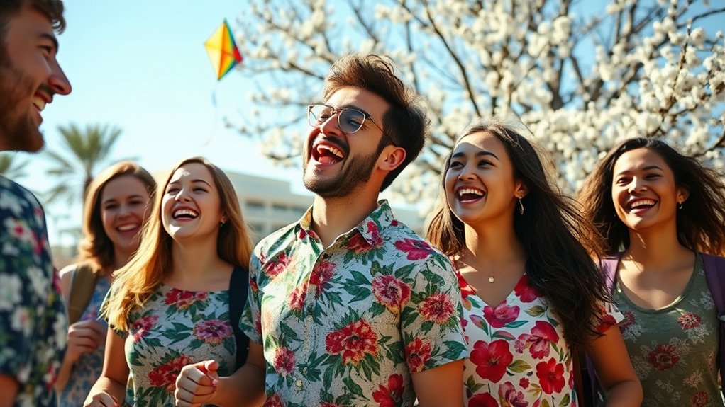 playful cheerful happiness expressions