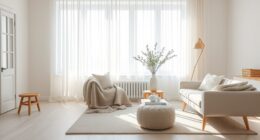 serene minimalist natural elements