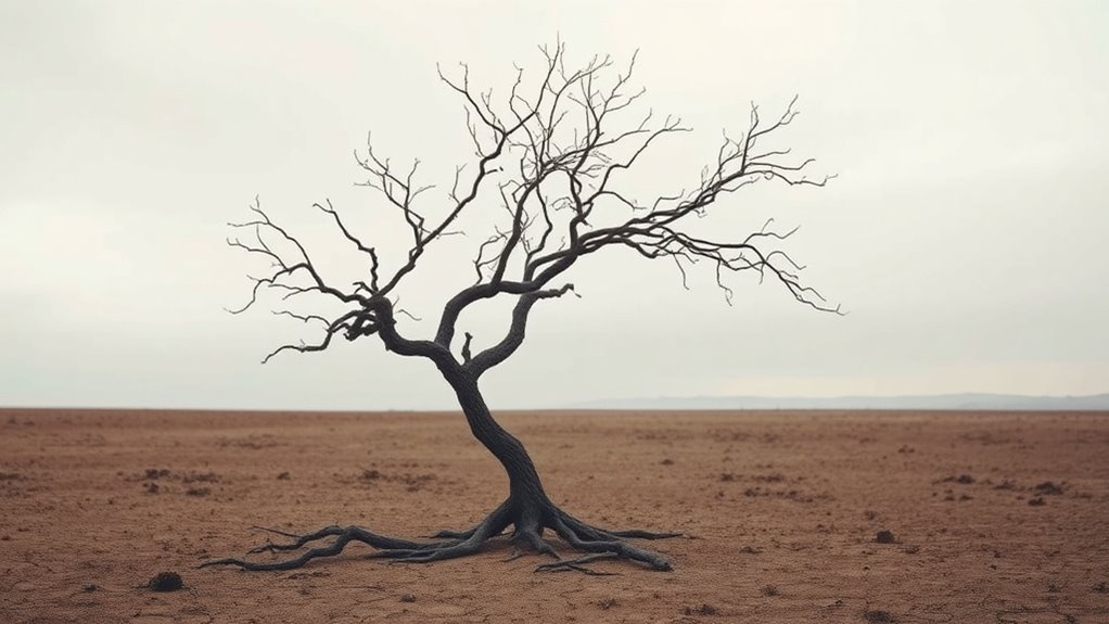 silent empty vastness surrounds