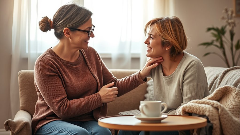 speak with heartfelt compassion