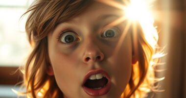 varied natural surprise expressions