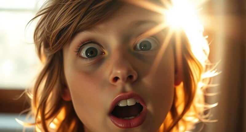 varied natural surprise expressions