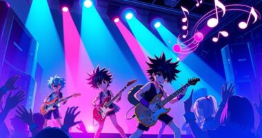 anime featuring musical bands