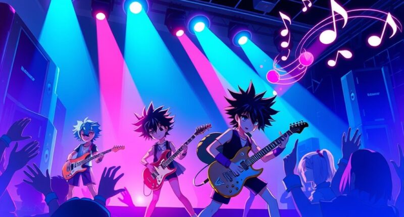 anime featuring musical bands