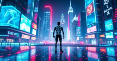 cyberpunk digital adventure