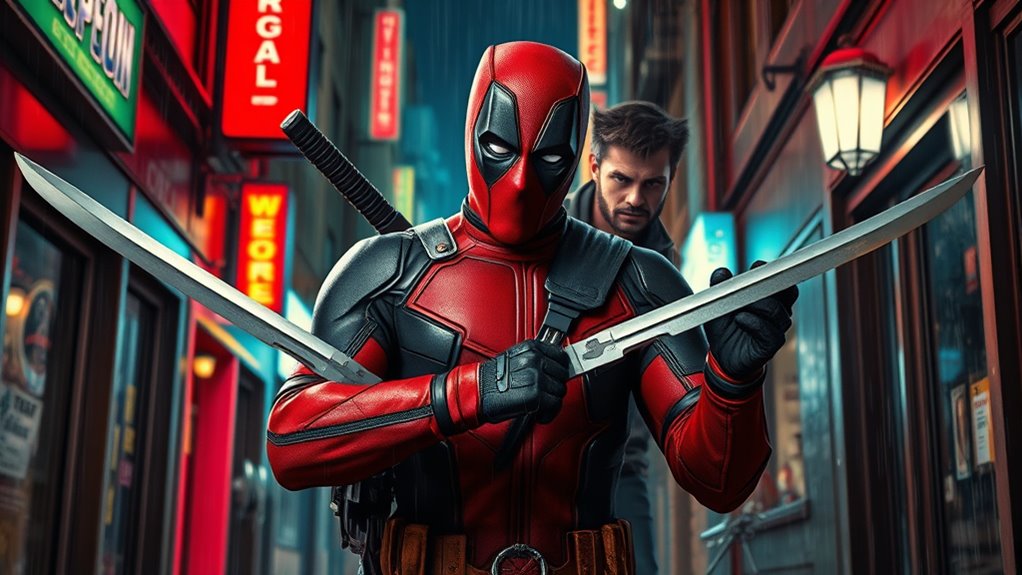 edgy superhero crossover humor