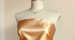 elegant bare shouldered attire