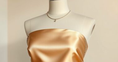 elegant bare shouldered attire