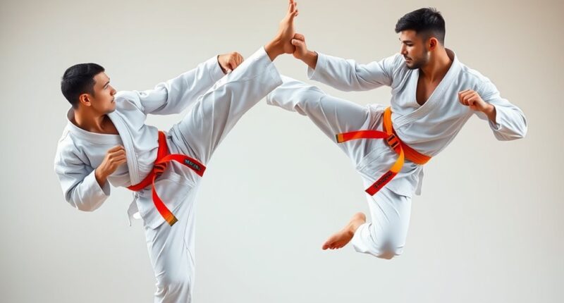 martial arts like taekwondo