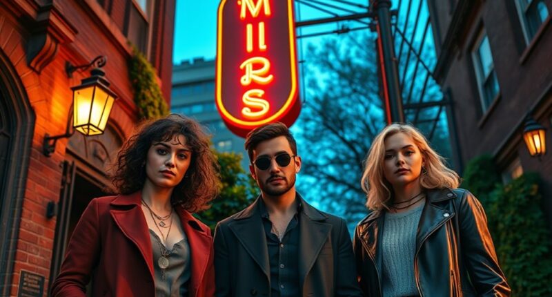 mystery comedy with friends