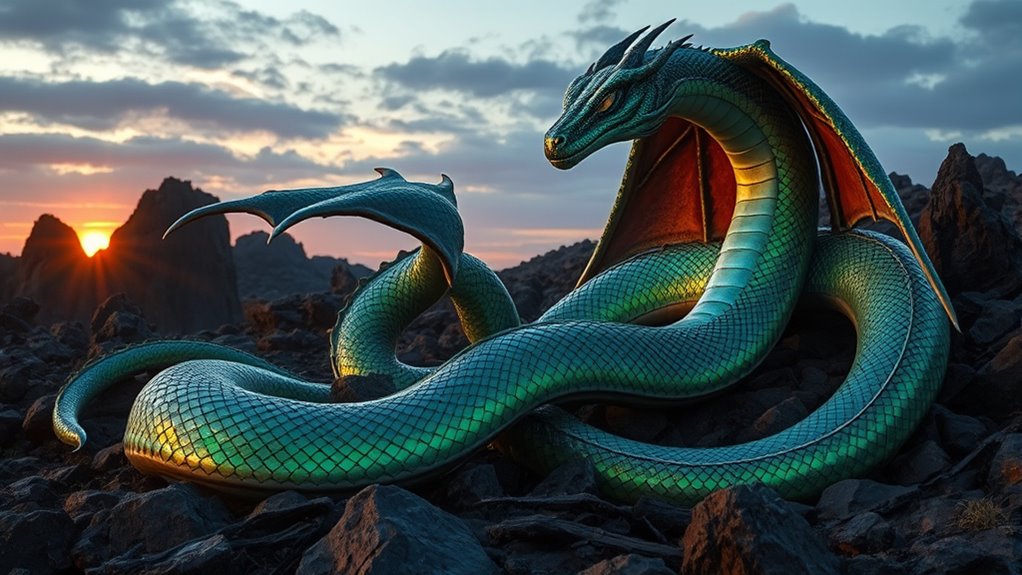 mythical creatures resemble dragons