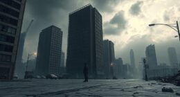 oppressive bleak future society