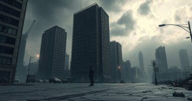 oppressive bleak future society