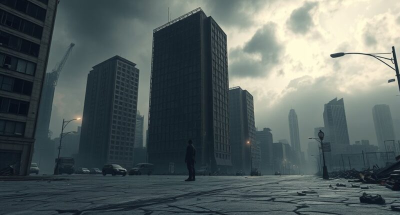 oppressive bleak future society