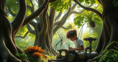 post apocalyptic science adventure