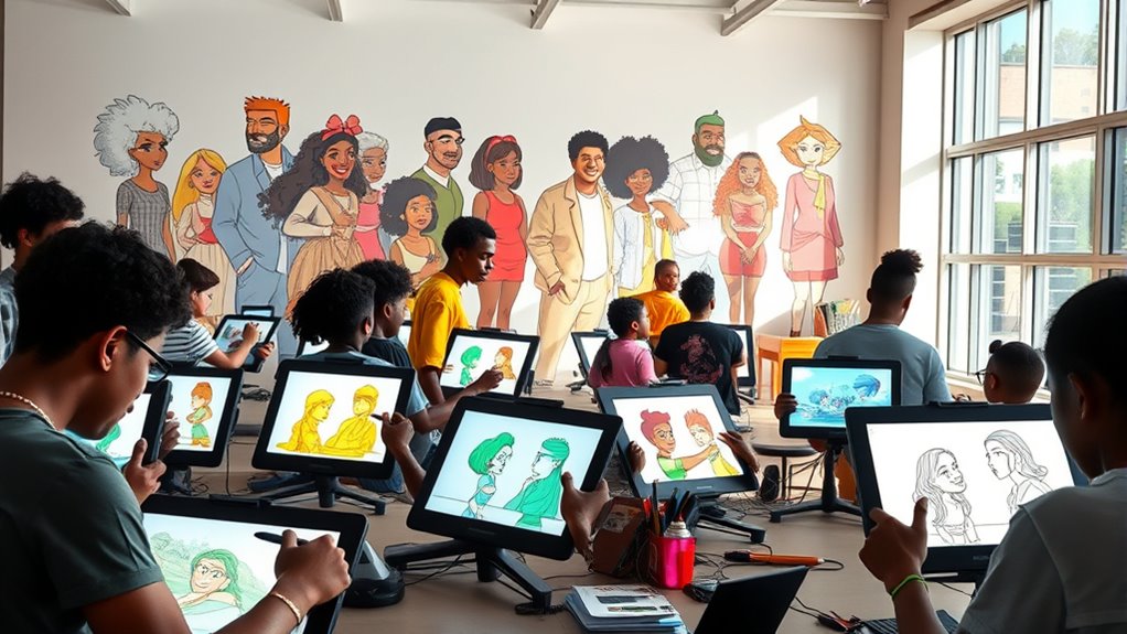 promoting diversity through animation
