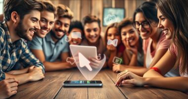 video content related to social interactions