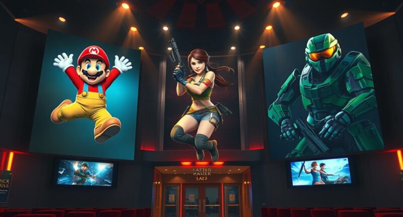 video games turned movies