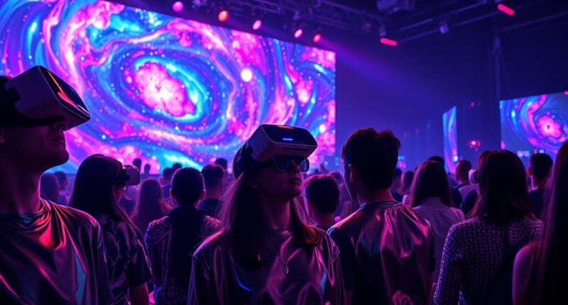 virtual reality live performances