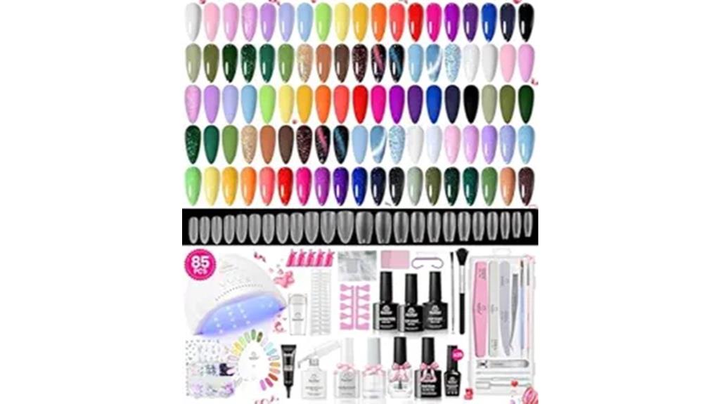 85 piece gel nail kit