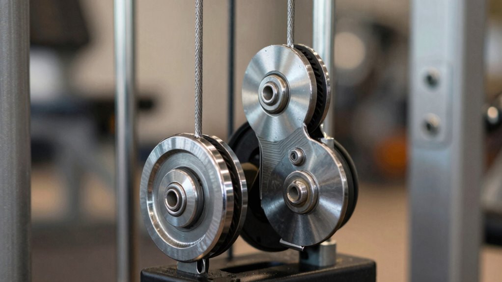 adjust resistance with pulley ratios
