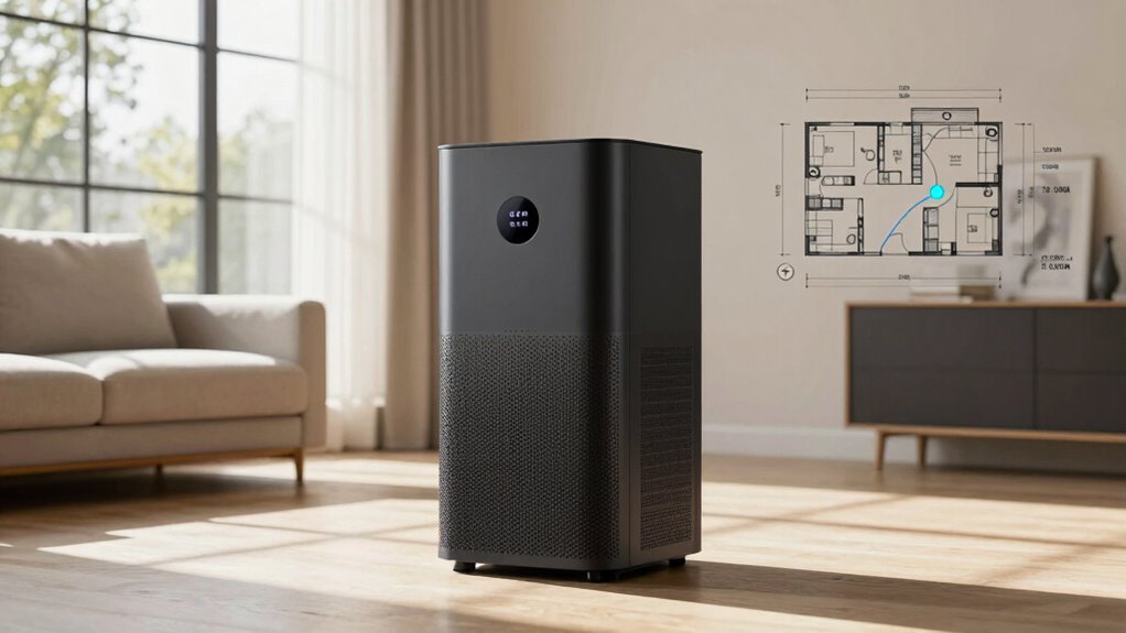 calculate room air purifier