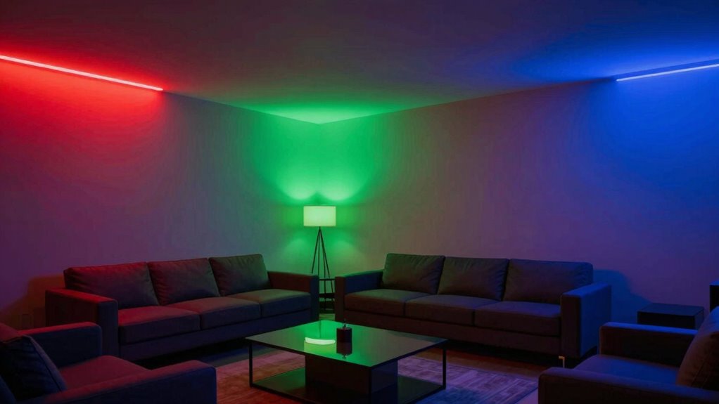 color harmony and strategic placement