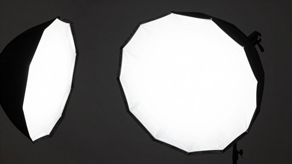 compare softbox size effects