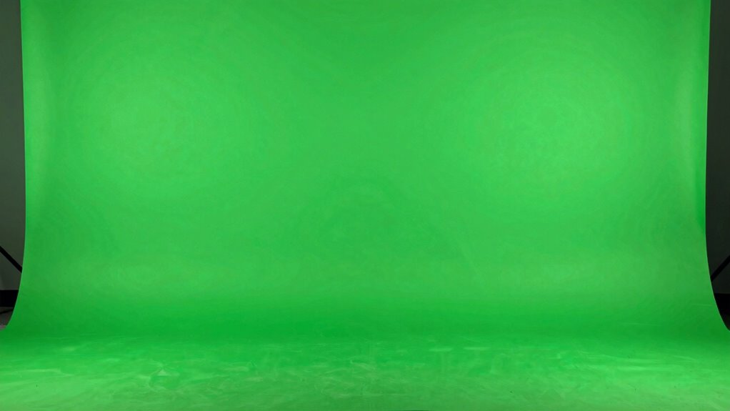 consistent green screen lighting