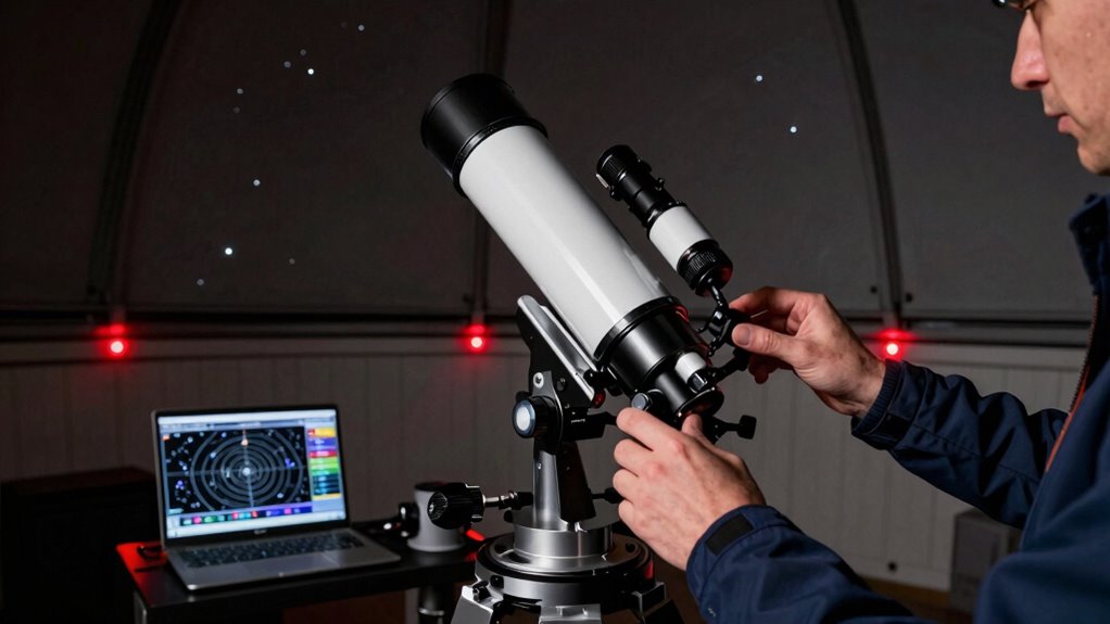 final telescope setup checks