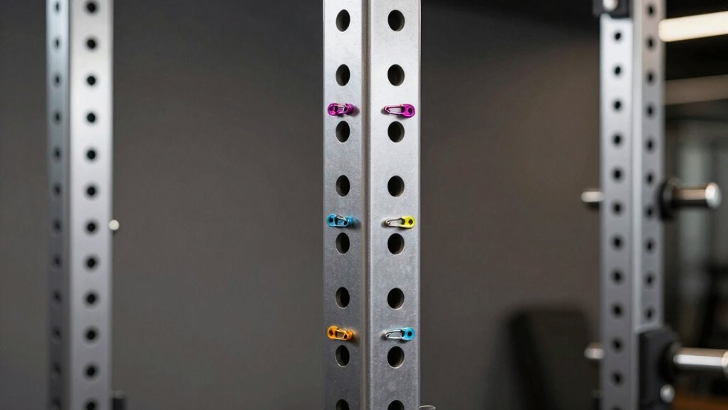 hole spacing affects exercise versatility