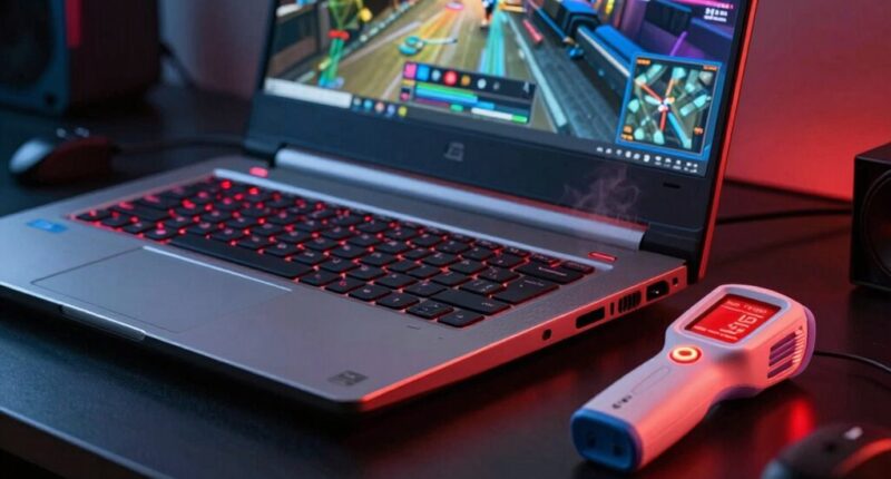identify overheating gaming laptops