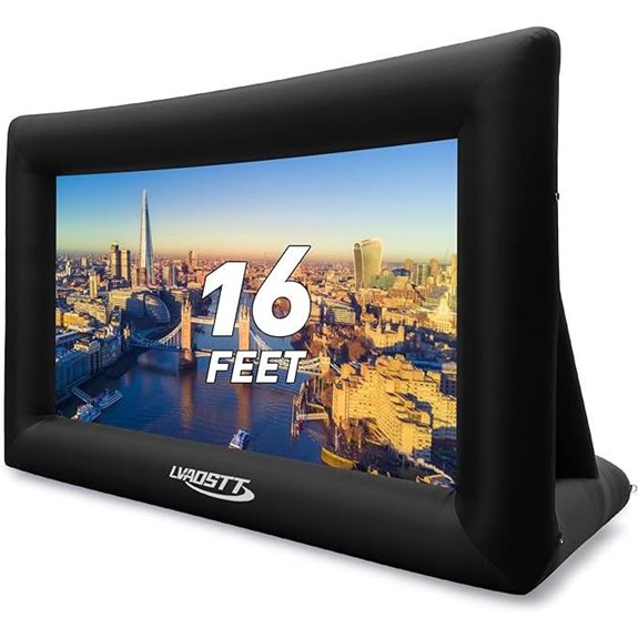 large outdoor inflatable screen