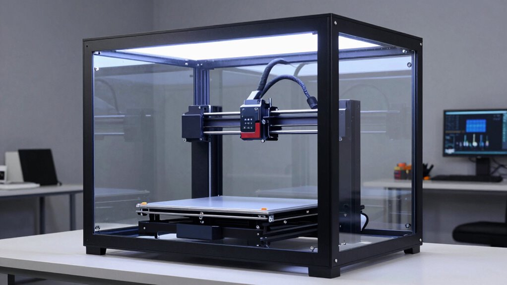 large printer enclosure considerations